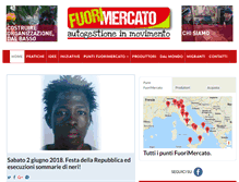 Tablet Screenshot of fuorimercato.com